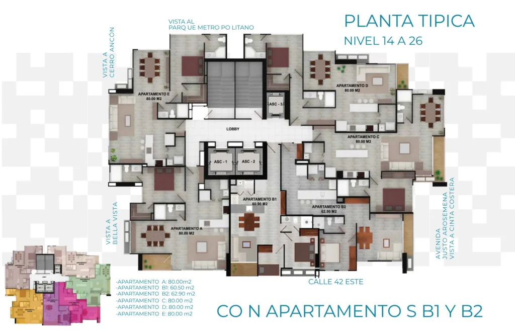 Planta tipica Azurre 14-26